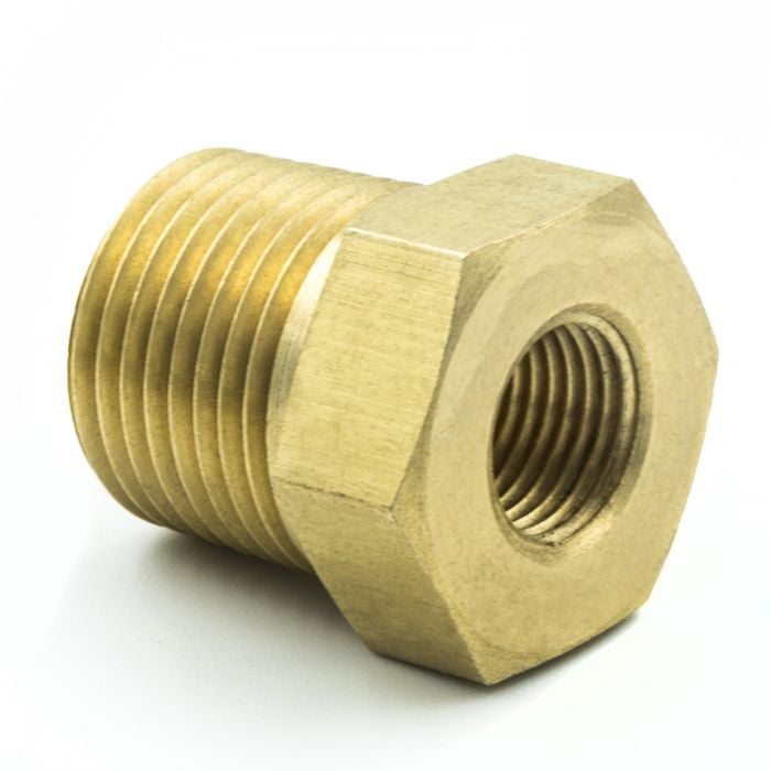 SMC REDUCER BRASS 3/8" NPT MALE. 1/8" NPT FEMALE